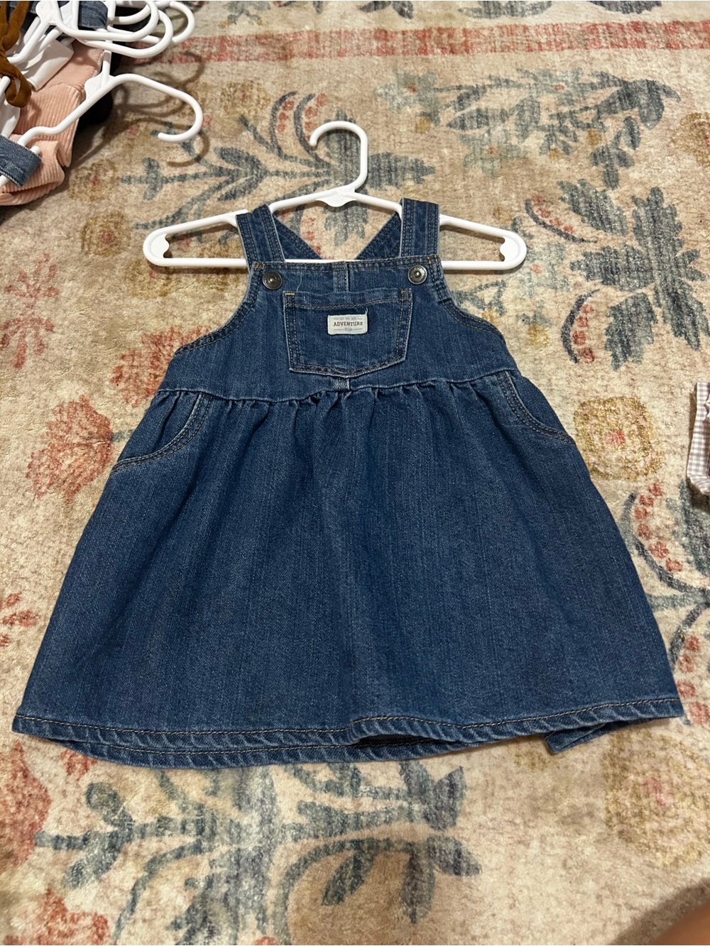 H&M Kids Denim Pinafore Dress - Blue